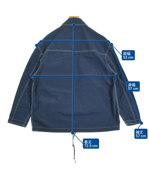 SUNNEI（スンネイ）カバーオール 紺 サイズ:S メンズ/2200638972054