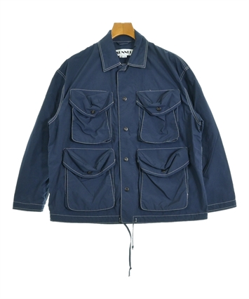 SUNNEI（スンネイ）カバーオール 紺 サイズ:S メンズ/2200638972054