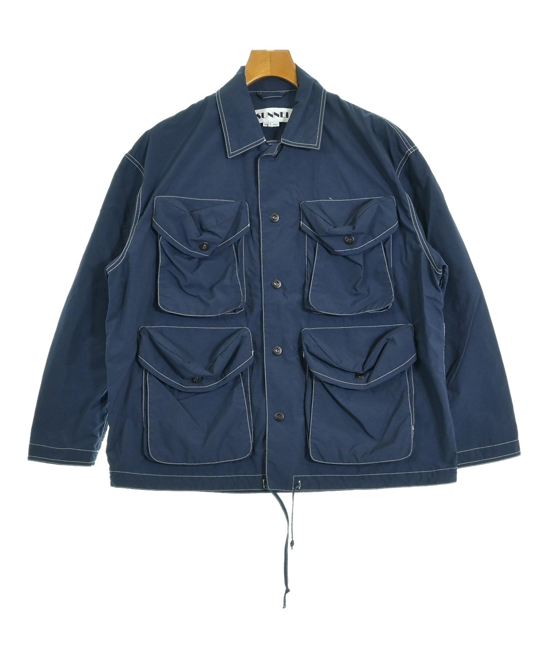 SUNNEI（スンネイ）カバーオール 紺 サイズ:S メンズ/2200638972054
