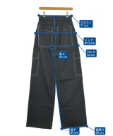 SUNNEI（スンネイ）カーゴパンツ 黒 サイズ:S メンズ/2200640819323