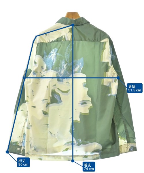 SUNNEI（スンネイ）カジュアルシャツ 緑 サイズ:M メンズ/2200675749022