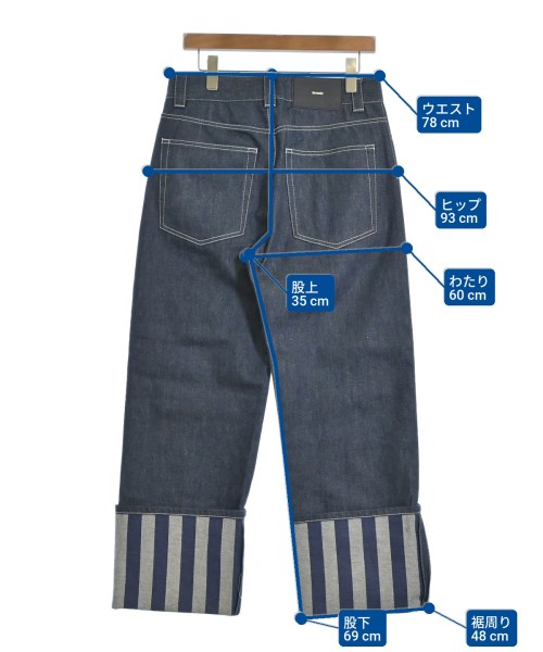 SUNNEI（スンネイ）デニムパンツ 紺 サイズ:M メンズ/2200677749013