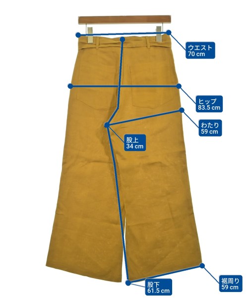 FAITHFULL THE BRAND（フェイスフルザブランド）その他 黄 サイズ:S レディース/2200643540132