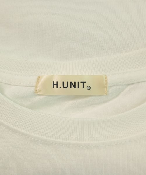 H.UNIT STORE LABEL（エイチユニットストアレーベル）Tシャツ・カットソー 白 サイズ:M メンズ/2200613143356