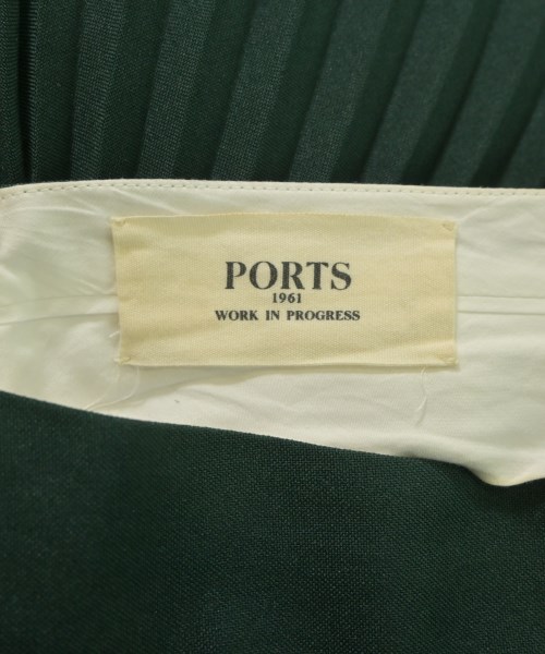 PORTS 1961（ポーツ１９６１）ロング・マキシ丈スカート 緑 サイズ:38(S位) レディース/2200664900045