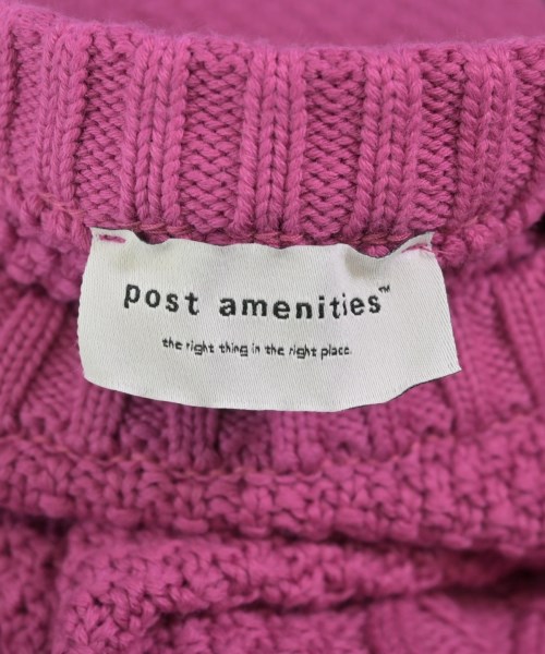 post amenities（ポストアメニティー）ニット・セーター ピンク サイズ:M メンズ/2200609480076