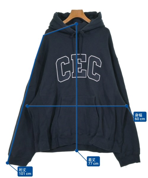 CHANCECHANCE（チャンスチャンス）パーカー 紺 サイズ:M レディース/2200649685080