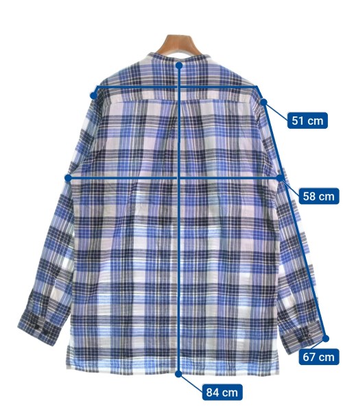 ensou.（エンソウ）カジュアルシャツ 青 サイズ:M メンズ/2200487677032