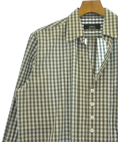 ensou.（エンソウ）カジュアルシャツ カーキ サイズ:M メンズ/2200625929238