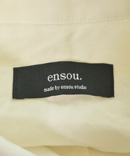 ensou.（エンソウ）カジュアルシャツ 白 サイズ:L メンズ/2200616856253