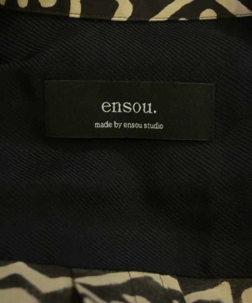 ensou.（エンソウ）カジュアルシャツ 黒 サイズ:L メンズ/2200645020182