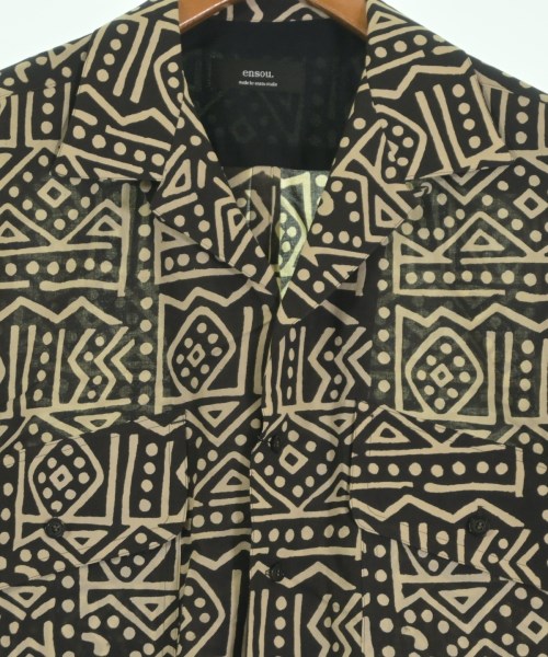 ensou.（エンソウ）カジュアルシャツ 黒 サイズ:L メンズ/2200645020182