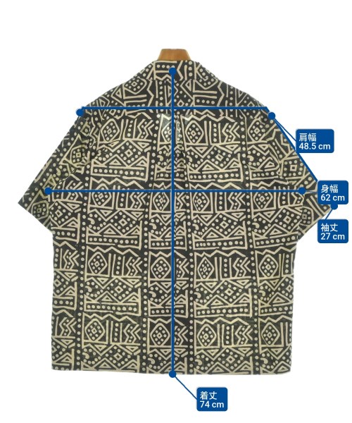 ensou.（エンソウ）カジュアルシャツ 黒 サイズ:L メンズ