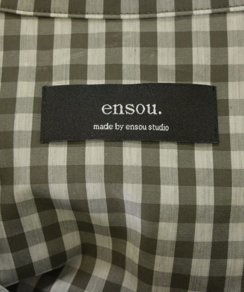 ensou.（エンソウ）カジュアルシャツ 白 サイズ:L メンズ/2200645020304