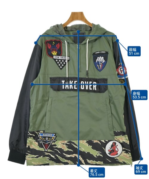 REASON（リーズン）その他 カーキ サイズ:L メンズ/2200663442010