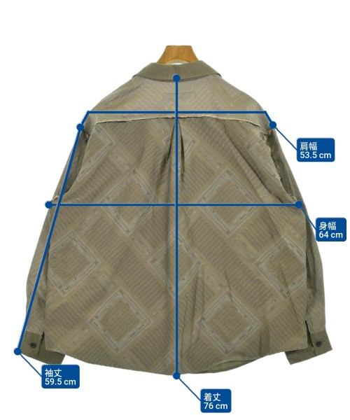 NAPE_（ネイプ）カジュアルシャツ カーキ サイズ:3(L位) メンズ/2200647592021