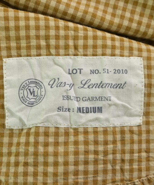 Vas-y Lentement（ヴァジーラントマン）カジュアルシャツ 茶 サイズ:M メンズ/2200643707290