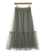 Hunch（ハンチ）ロング・マキシ丈スカート グレー サイズ:F レディース/2200608645025