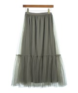 Hunch（ハンチ）ロング・マキシ丈スカート グレー サイズ:F レディース/2200608645025
