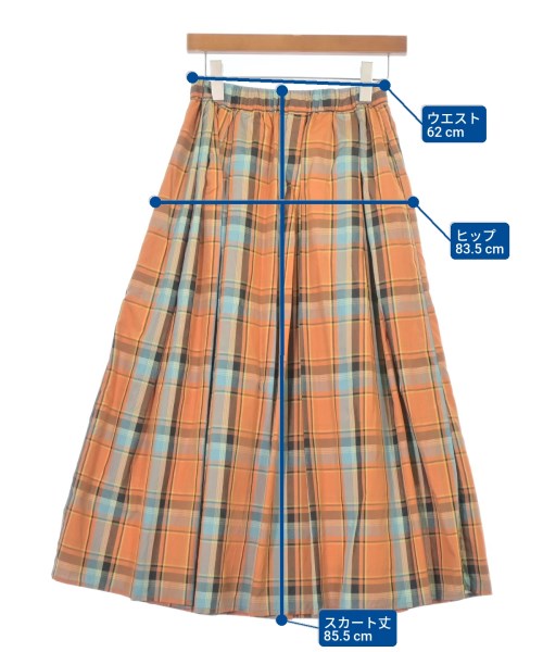 Hunch（ハンチ）ロング・マキシ丈スカート オレンジ サイズ:F レディース/2200672070150