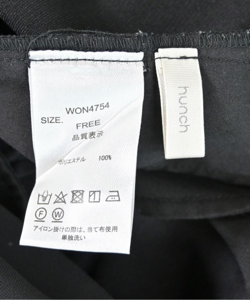 Hunch（ハンチ）オールインワン/サロペット 黒 サイズ:F レディース/2200695828059