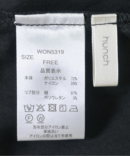 Hunch（ハンチ）ワンピース 黒 サイズ:F レディース/2200704995031