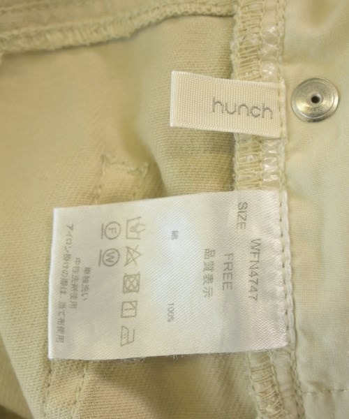 Hunch（ハンチ）デニムパンツ ベージュ サイズ:F レディース/2200684351056
