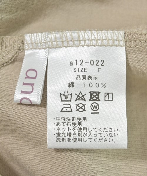 anana（アナナ）Tシャツ・カットソー ベージュ サイズ:F レディース/2200634201042