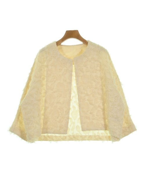 anana(アナナ)ノーカラージャケット 白 サイズ:F/2200670345038