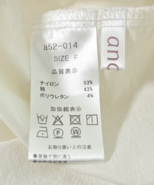 anana（アナナ）カジュアルシャツ 白 サイズ:F レディース/2200708899069