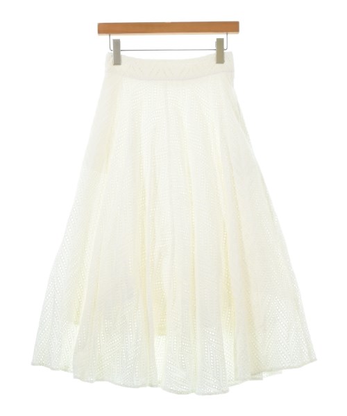 anana(アナナ)ロング・マキシ丈スカート 白 サイズ:F/2200653883069