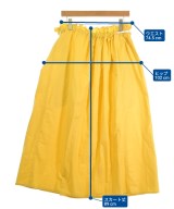 Atlantique Ascoli（アトランティックアスコリ）ロング・マキシ丈スカート 黄 サイズ:1(S位) レディース/2200604100177