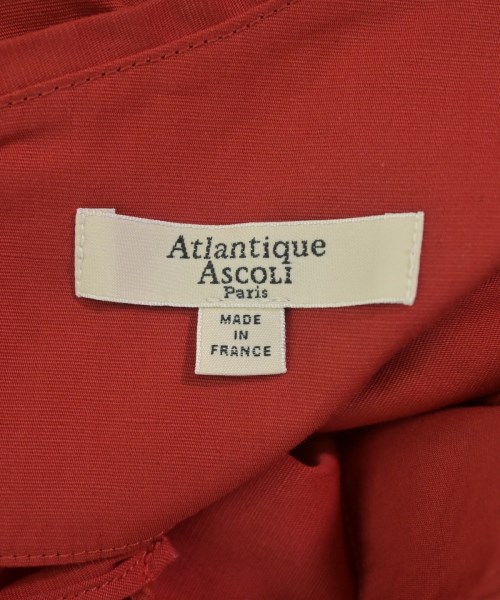 Atlantique Ascoli（アトランティックアスコリ）ブラウス 赤 サイズ:1(S位) レディース/2200735239050