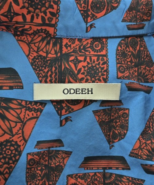 ODEEH（オデー）シャツワンピース 青 サイズ:36(XS位) レディース/2200655932055