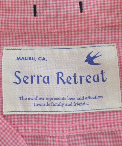Serra Retreat（セラリトリート）カジュアルシャツ ピンク サイズ:XS レディース/2200728769038