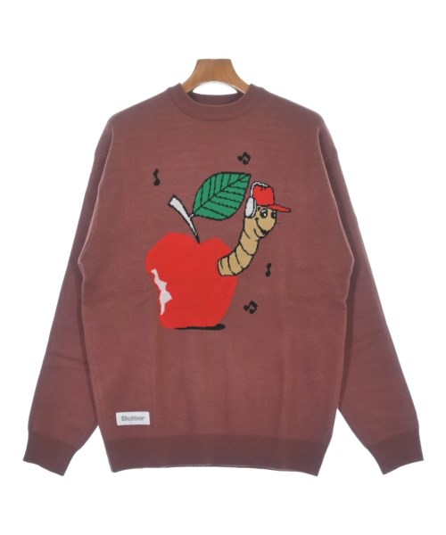 BUTTER GOODS（バターグッズ）ニット・セーター ピンク サイズ:M メンズ/2200637006040