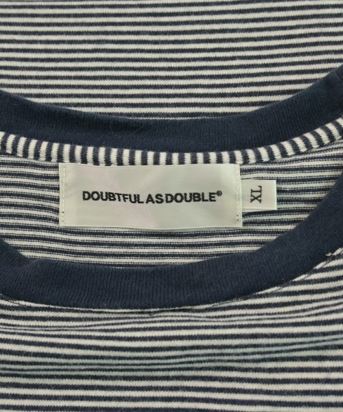 DOUBTFUL AS DOUBLE（ダウトフルアズダブル）Tシャツ・カットソー 紺 サイズ:XL メンズ/2200617488446