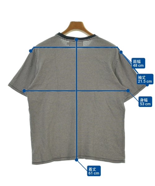 DOUBTFUL AS DOUBLE（ダウトフルアズダブル）Tシャツ・カットソー 紺 サイズ:XL メンズ/2200617488446