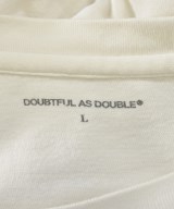 DOUBTFUL AS DOUBLE（ダウトフルアズダブル）Tシャツ・カットソー 白 サイズ:L メンズ/2200609788035