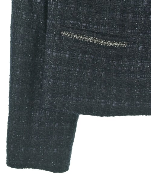 FIGNO（フィグノ）ノーカラージャケット 黒 サイズ:38(M位) レディース/2200636239012