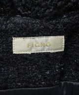 FIGNO（フィグノ）ノーカラージャケット 黒 サイズ:38(M位) レディース/2200636239012