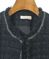 FIGNO（フィグノ）ノーカラージャケット 黒 サイズ:38(M位) レディース/2200636239012