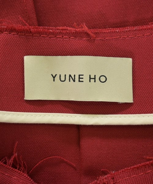 YUNE HO（ユンホ）ひざ丈スカート 赤 サイズ:34(XXS位) レディース/2200717510085
