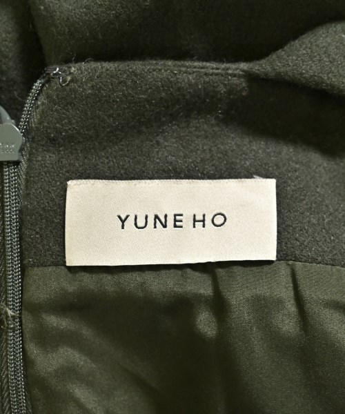 YUNE HO（ユンホ）ワンピース カーキ サイズ:34(XXS位) レディース/2200723174066