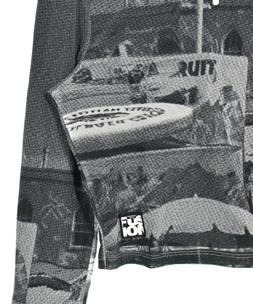 Fusion（フュージョン）Tシャツ・カットソー グレー サイズ:M レディース/2200660462028