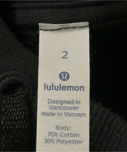 lululemon（ルルレモン）パーカー 黒 サイズ:2(M位) レディース/2200638134063