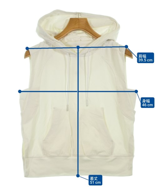 lululemon（ルルレモン）パーカー 白 サイズ:0(XS位) レディース/2200626732028