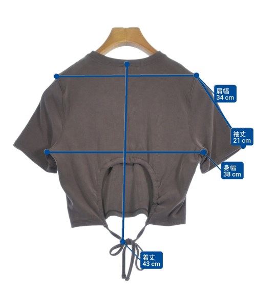 lululemon（ルルレモン）Tシャツ・カットソー 茶 サイズ:6(S位) レディース/2200622926094