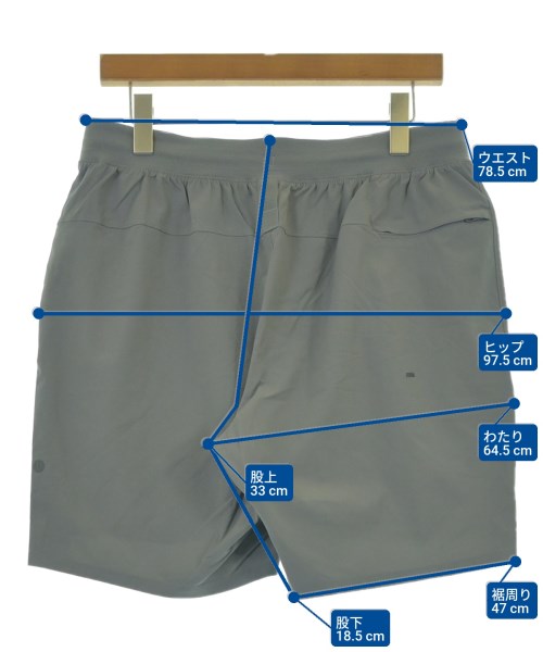 lululemon（ルルレモン）ショートパンツ グレー サイズ:L メンズ/2200613743037