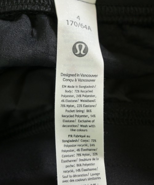 lululemon（ルルレモン）その他 黒 サイズ:4(XL位) レディース/2200625714148